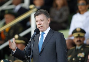 Santos destacó acción militar contra las Farc