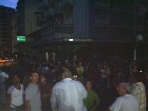 Protestan en Chacao porque no hay luz (fotos)