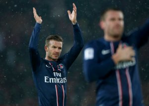 Beckham debutó con el París Saint Germain