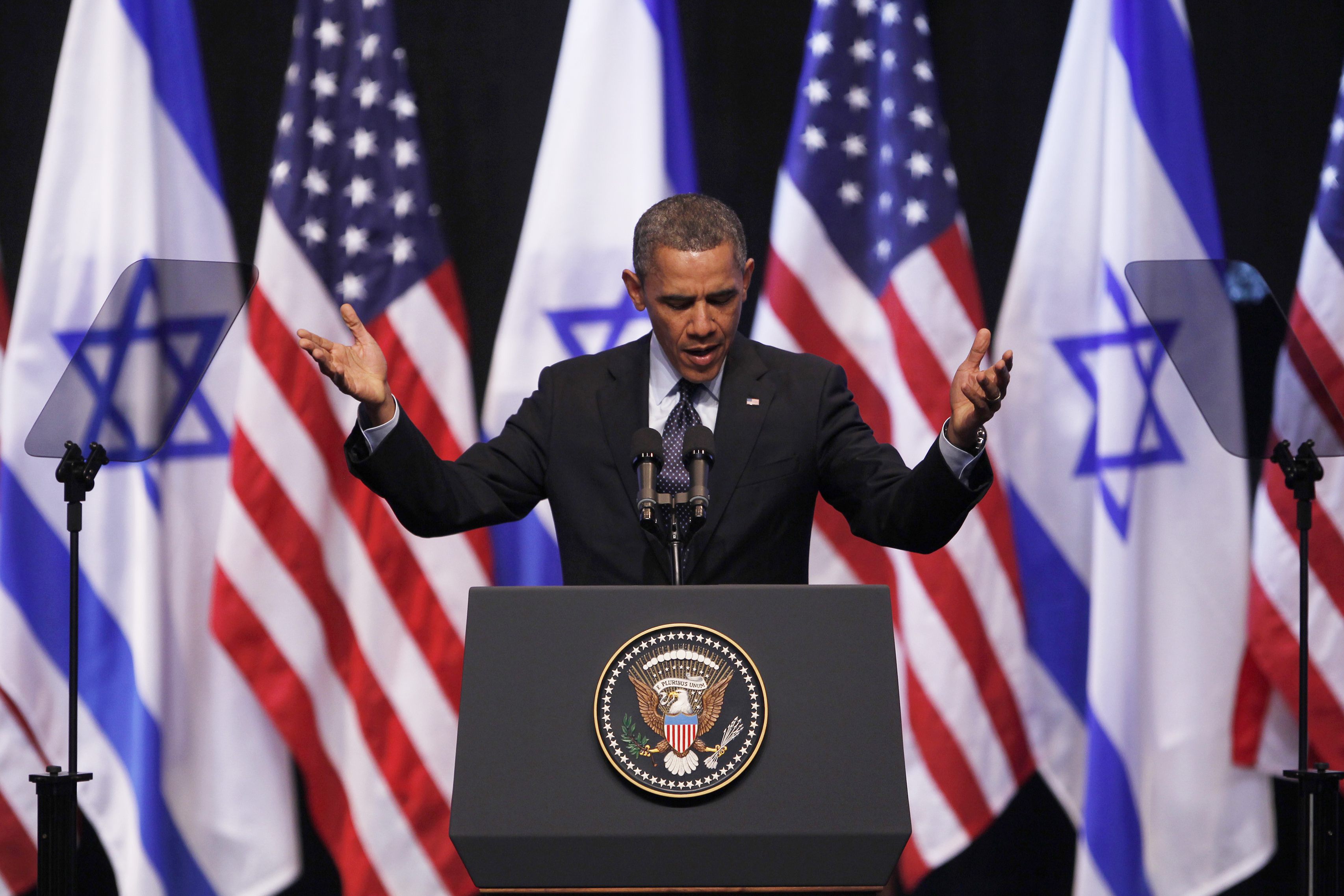 Obama insta a israelíes y palestinos a avanzar hacia la paz