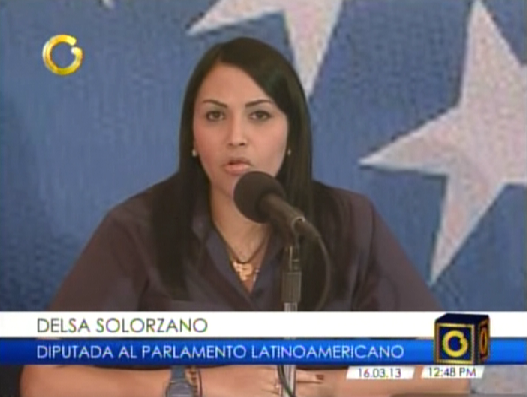 Delsa Solórzano: Crearemos comisión de estudio sobre desenlace de enfermedad de Chávez