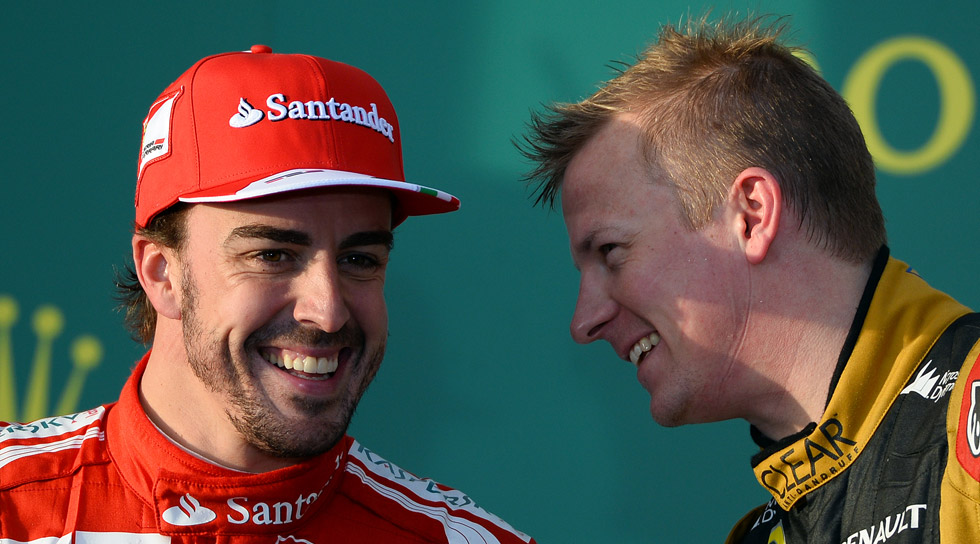 Raikkonen gana en Australia, Alonso termina segundo
