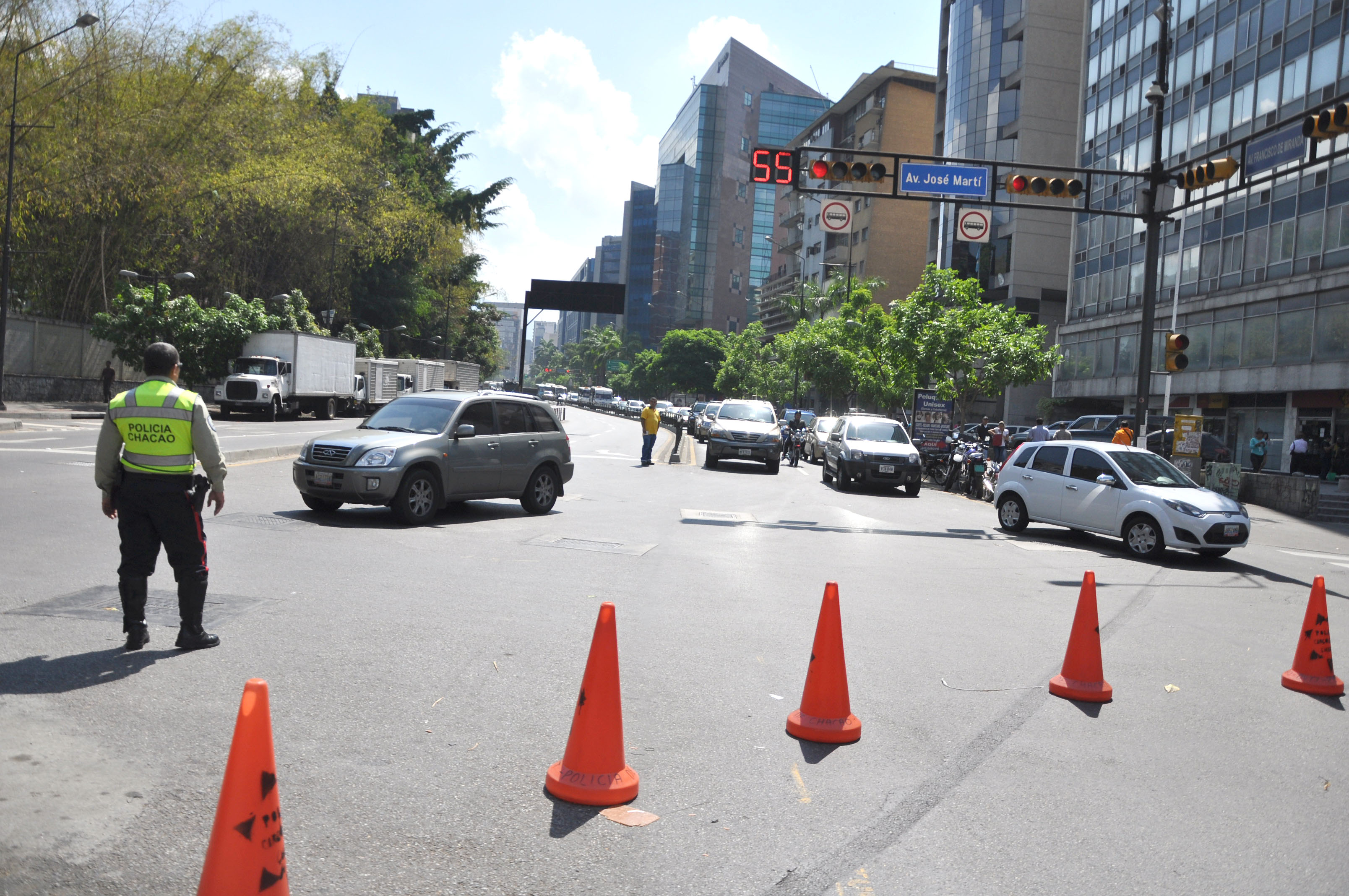 Accesos de la Francisco de Miranda que estarán cerrados (FOTOS)