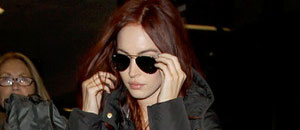 Megan Fox luce su cabellera roja