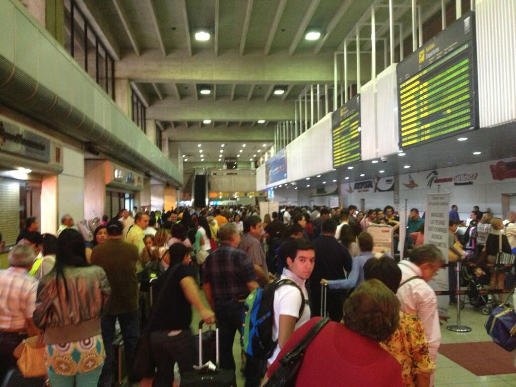 Así está el aeropuerto de Maiquetía (Foto)