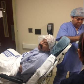 Oscar D’León fue operado de su ojo izquierdo en Miami (Fotos)