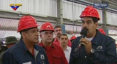 Maduro espera que en dos años funcionen las empresas estatales