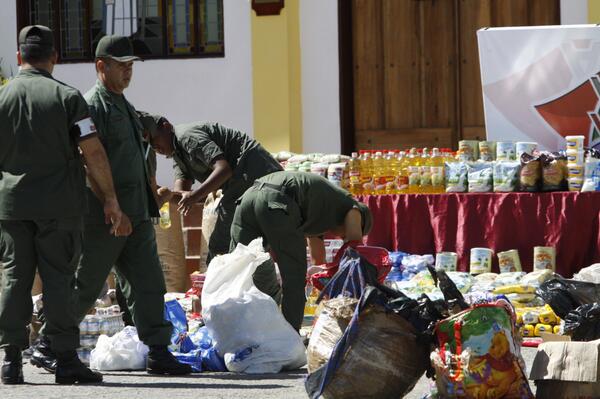 GNB incauta siete toneladas de alimentos de la cesta básica