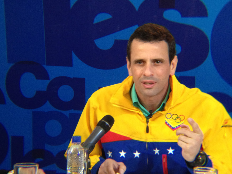 Capriles: Mientras este gobierno se preocupa por Siria en Venezuela todos los días hay un parte de guerra