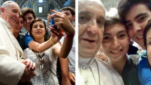 No te pierdas las autofotos del Papa