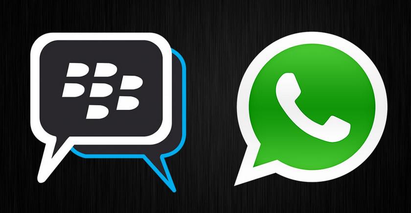 WhatsApp vs Blackberry, ¿quién gana?