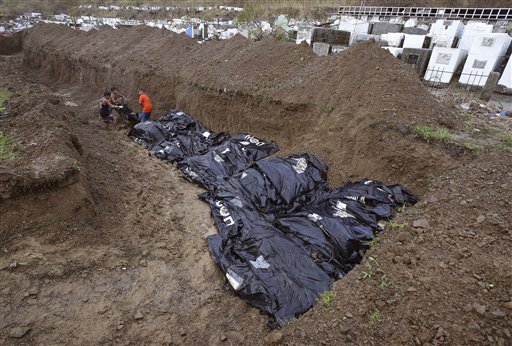 Más de 6 mil muertos dejó el tifón Haiyan en Filipinas