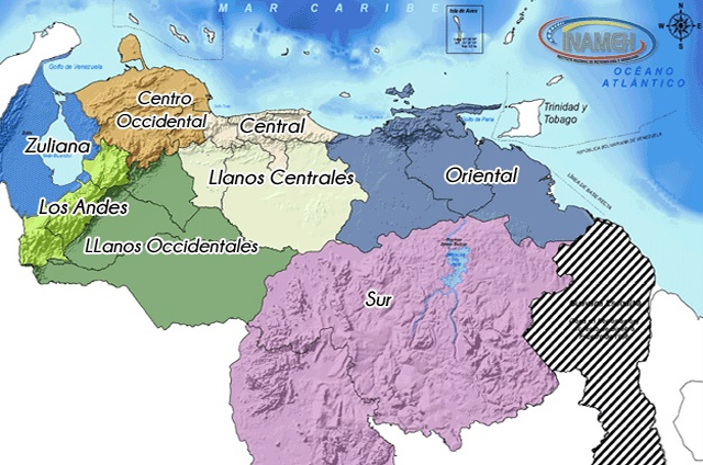 Lluvias en el oriente, sur y Andes venezolanos