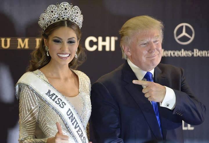 LA FOTO: Donald Trump posa junto a Miss Universo 2013