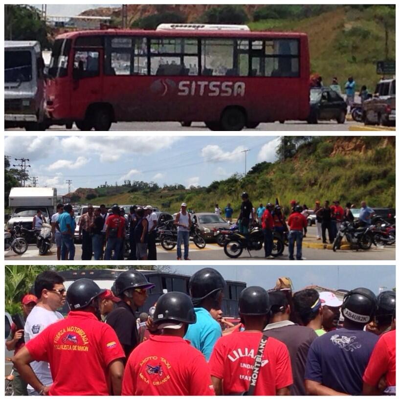 Tranca “roja rojita” en Higuerote (FOTO)