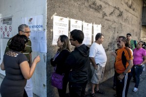 A las seis de la tarde comenzó el cierre de centros electorales