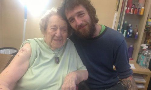 Esta abuelita cumplió 103 años y los celebró en Las Vegas (Foto)