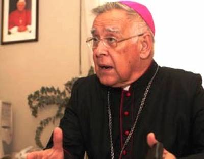 Monseñor Lückert deberá permanecer un mes en Maracaibo