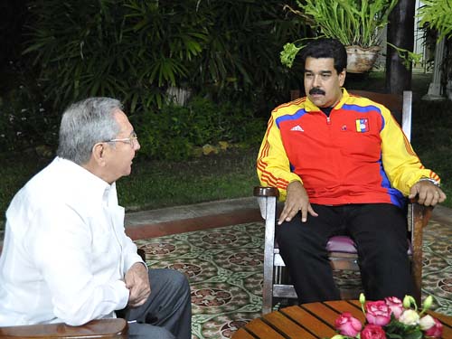 Raúl Castro y Maduro se reunieron en La Habana