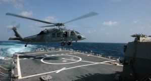 Buscan helicóptero militar de EEUU que cayó en el océano