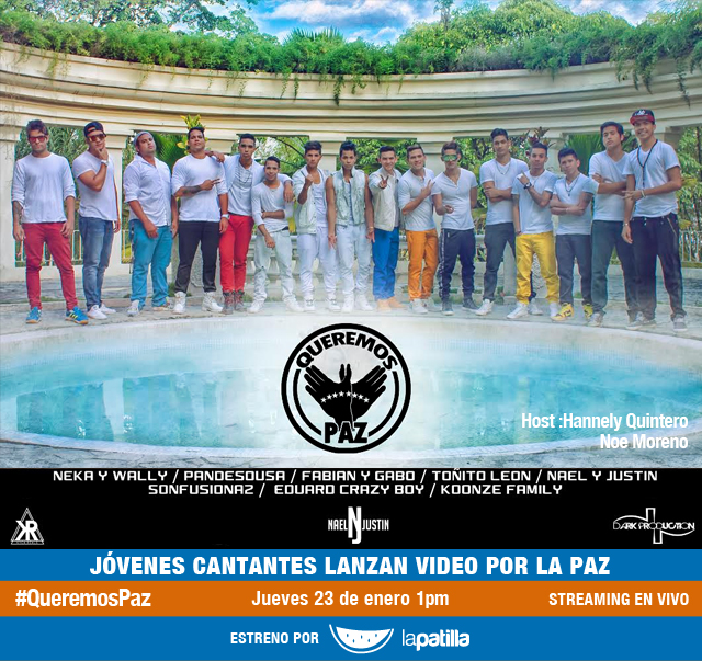 #QueremosPaz se estrena este jueves en LaPatilla