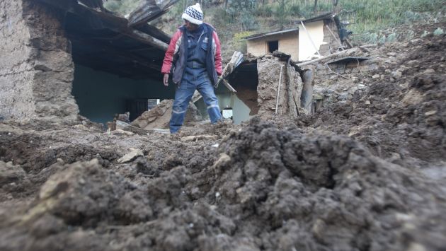 Alud deja 10.000 campesinos incomunicados en sudeste de Perú