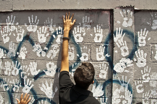 Voluntad Popular  pintó mural como símbolo de paz, justicia y libertad en Los Ruices  (Fotos)