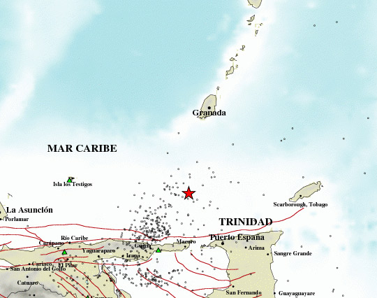 Sismo de 3,4 se registró en el estado Sucre