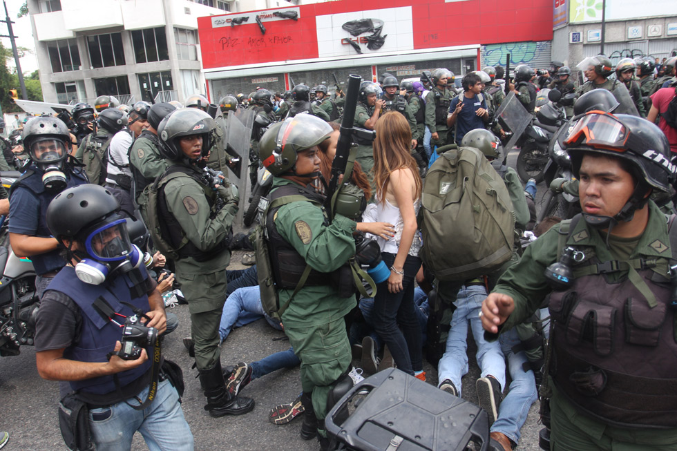 Represión de la GNB silenció marcha por “la libertad y la justicia”