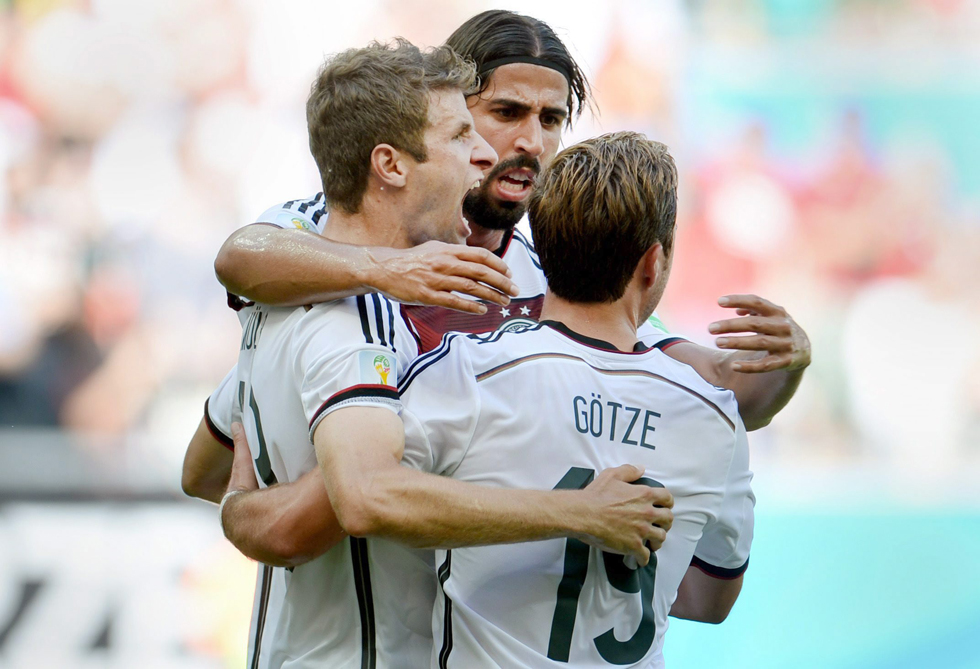GRUPO G: Alemania destrozó a Portugal con hat-trick de Müller