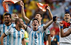 Así celebraron los argentinos después de clasificar a la semifinal (Fotos)