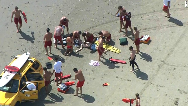 Un rayo hiere a siete personas en Venice Beach, California