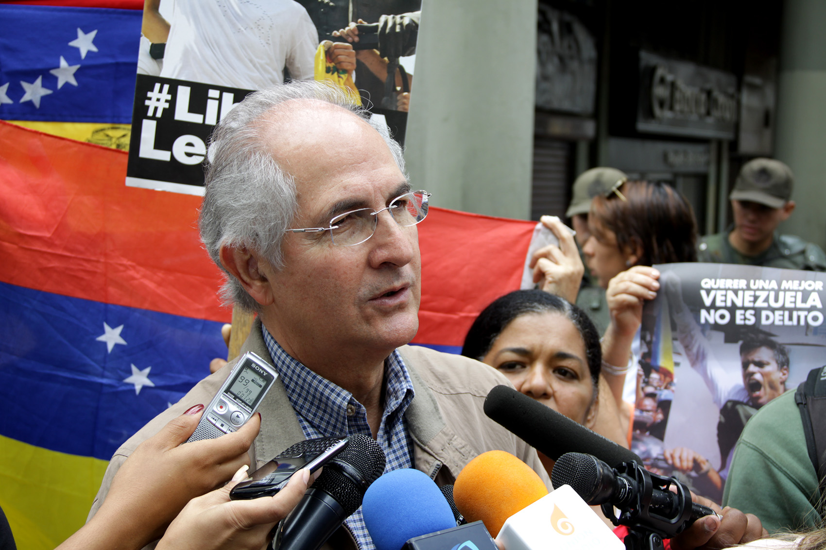 Ledezma: Son tiempos de combinar Unidad, solidaridad y coraje