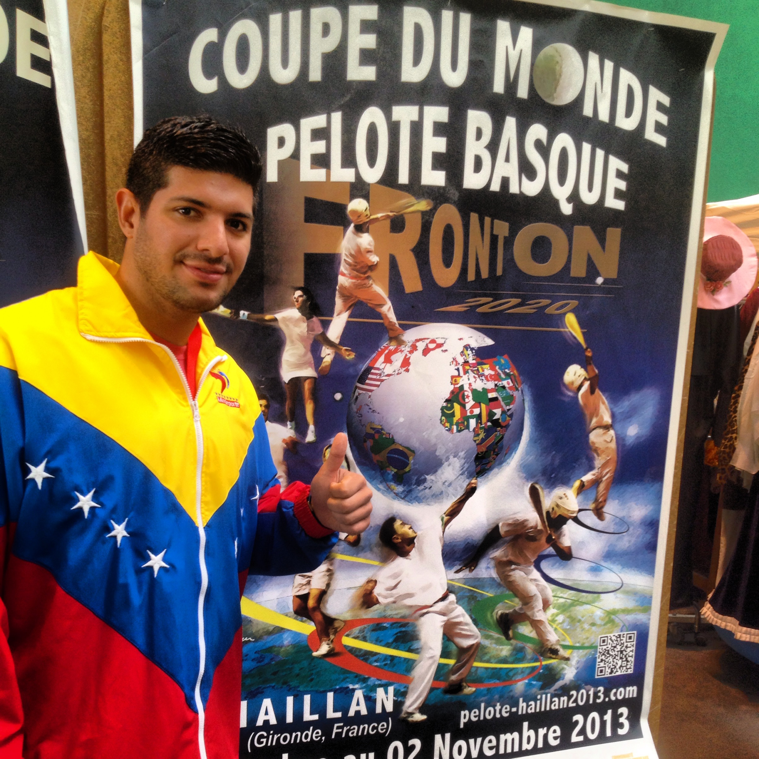 Ex Mister se prepara para el Campeonato mundial de Pelota Vasca 2014