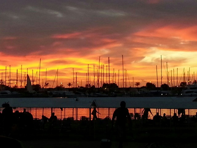 Alucinante atardecer en el Estado Vargas (foto)