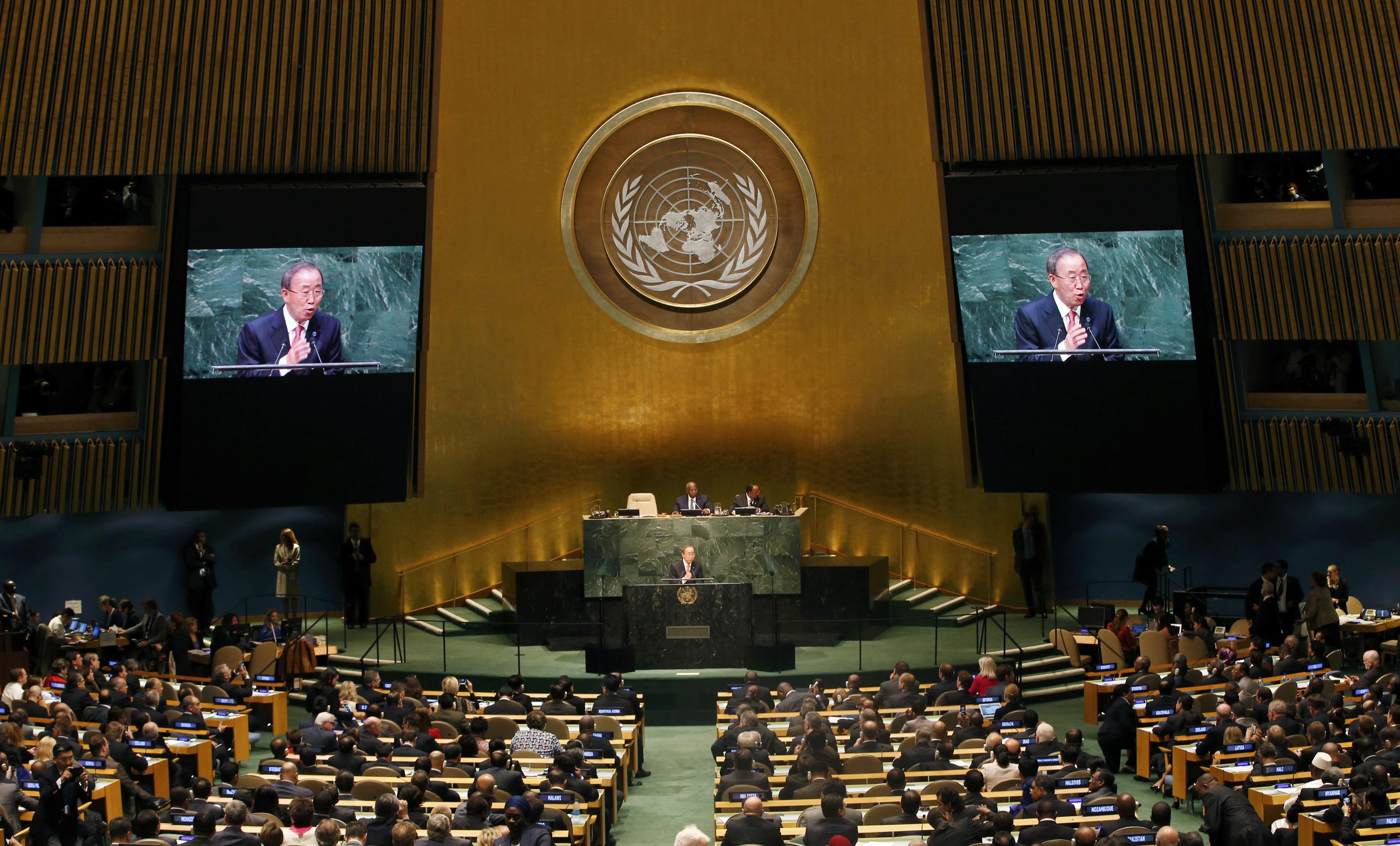 Ban Ki-moon denuncia ataques a DDHH en todo el mundo en Asamblea General de ONU