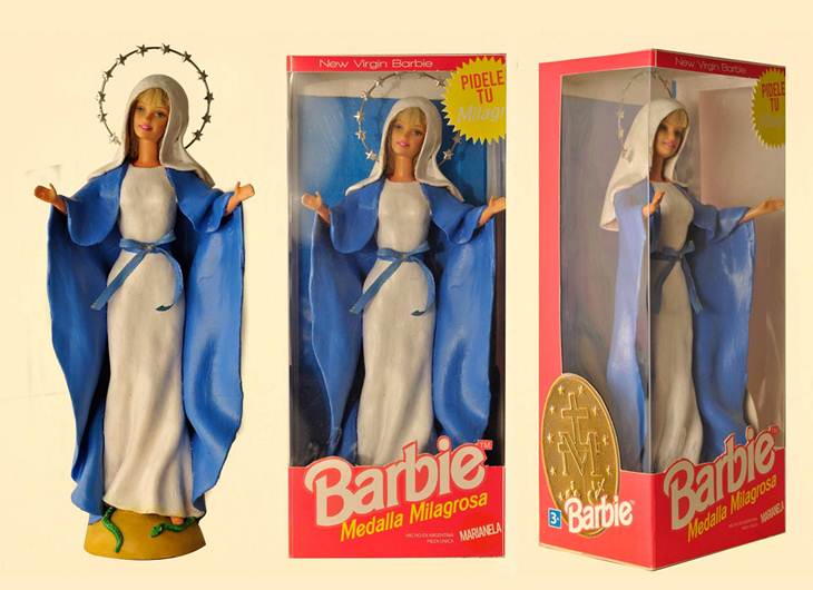 Barbie “Milagrosa” y Ken “Sagrado Corazón” desatan la polémica (Fotos)