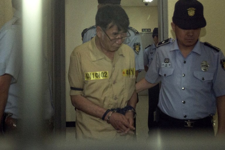 Piden pena de muerte para capitán de ferry surcoreano que naufragó