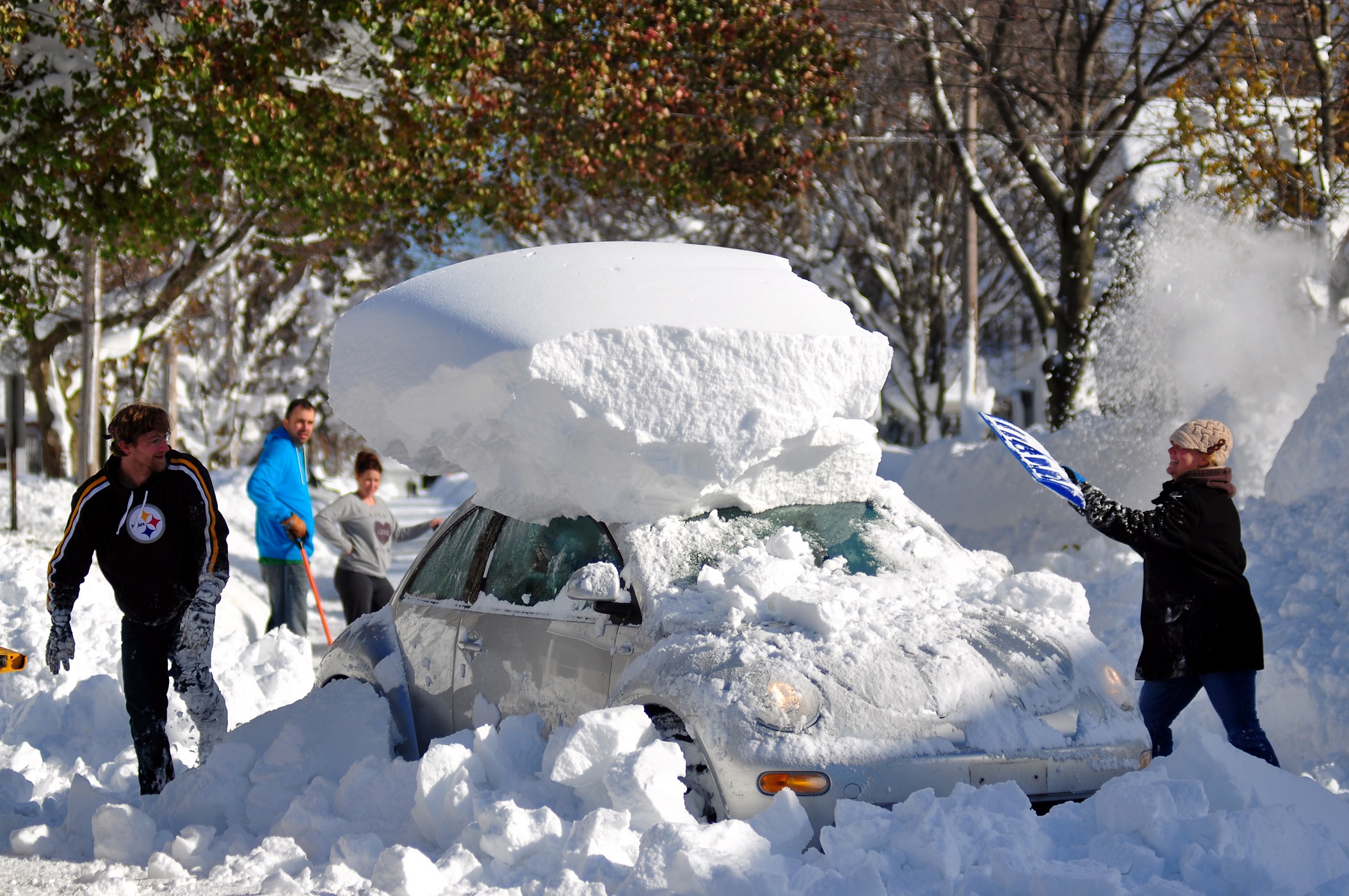 Posibles inundaciones en Buffalo tras la nevada