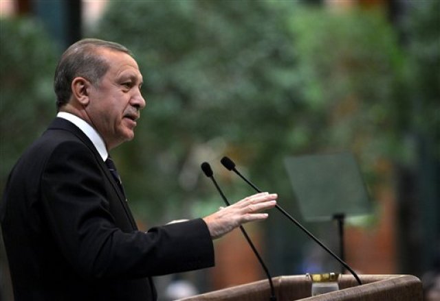 Foto: El presidente Recep Tayyip Erdogan en Estambul / AP