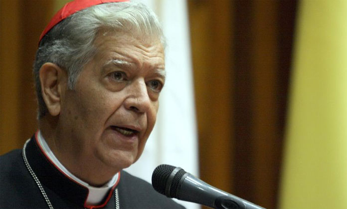 Cardenal Urosa exhorta a la oposición a desistir de marcha a Miraflores