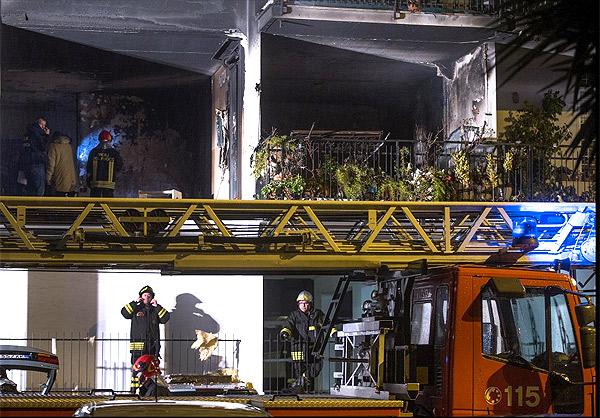 Un muerto y 14 heridos tras explosión en un edificio de Roma
