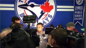 Johan Santana se reportó con los Azulejos de Toronto