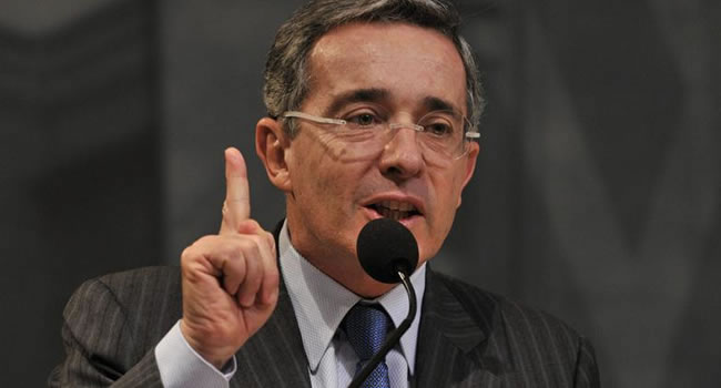 Uribe: Nadie se opone a la paz en Colombia