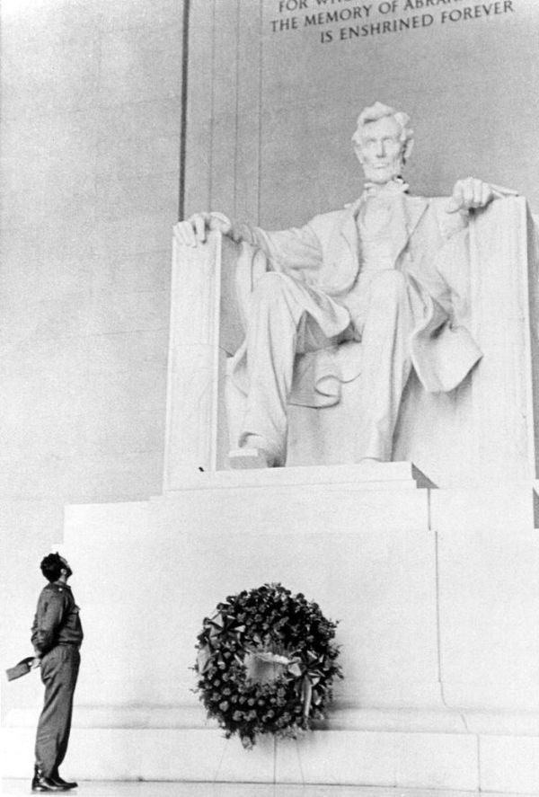 Fidel en el Lincoln Memorial y más imágenes para los amantes de la historia