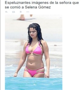 Selena Gómez fue el hazme reír en Twitter