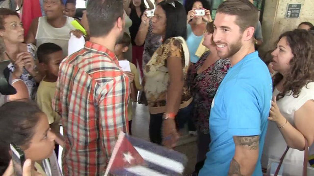 Sergio Ramos de visita en Cuba (Video)
