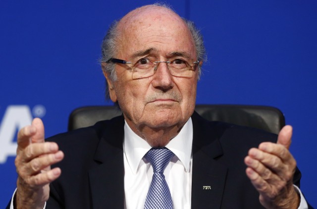 Blatter llegó a Rusia para ver el Mundial