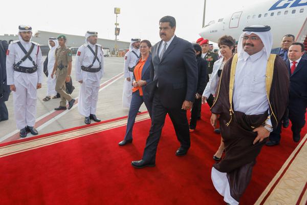 Maduro llegó a Qatar (fotos)