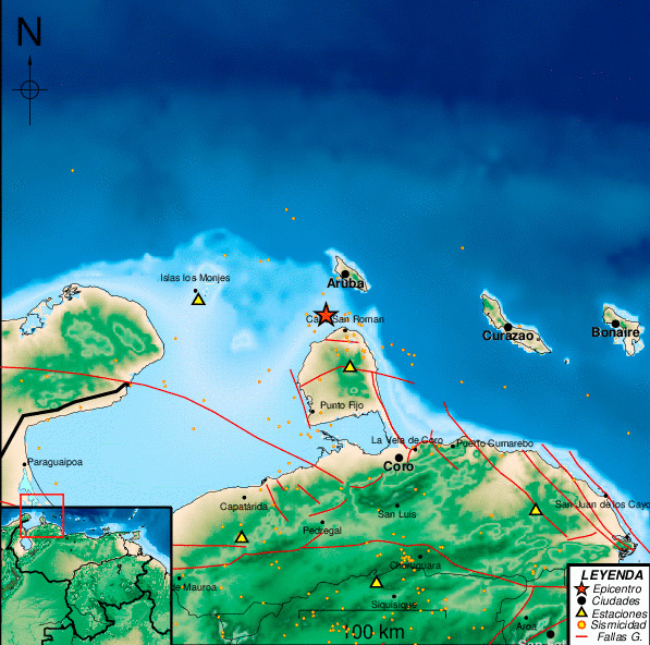 Sismo de 2.9 se registró en el Cabo San Román
